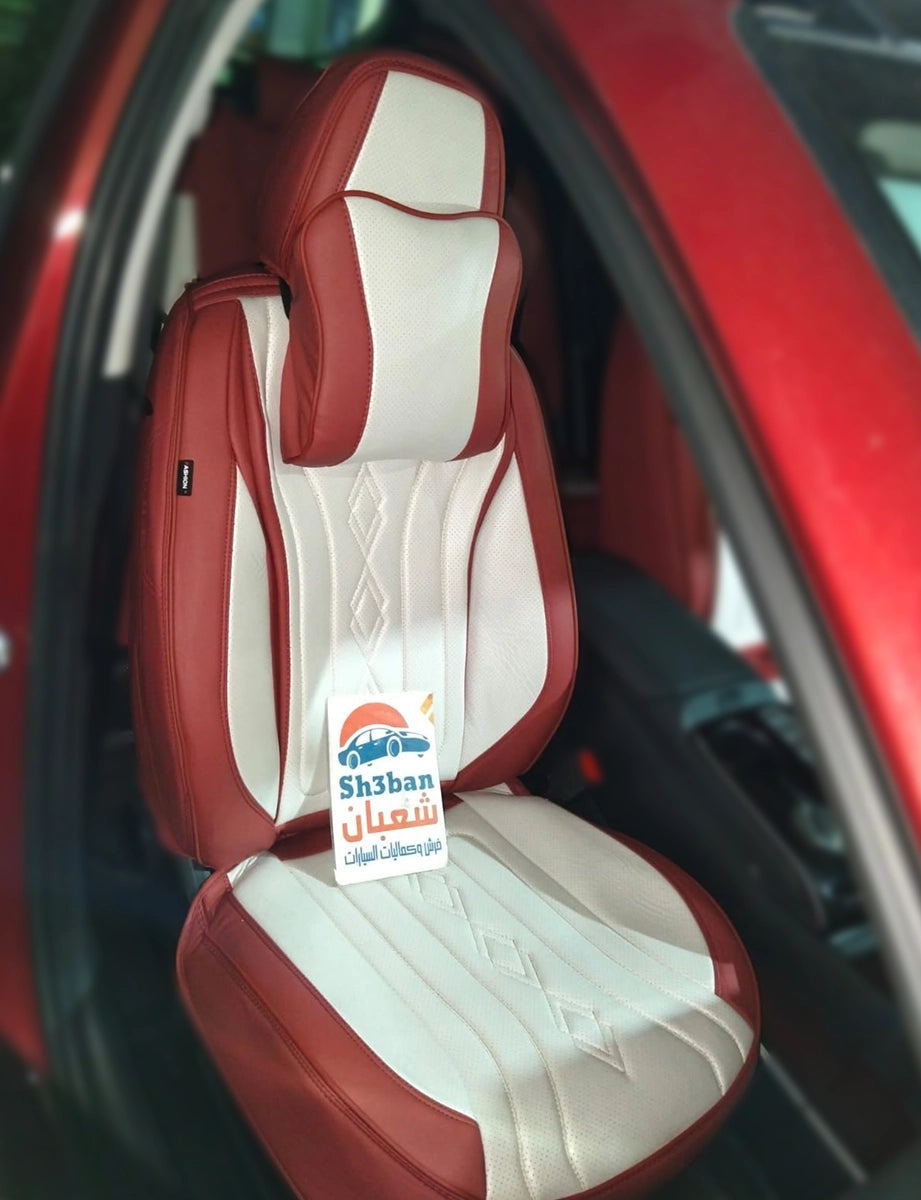 فرش سيارة عصري بخطوط منحنية وانسيابية جلد (9D) – موديل 840