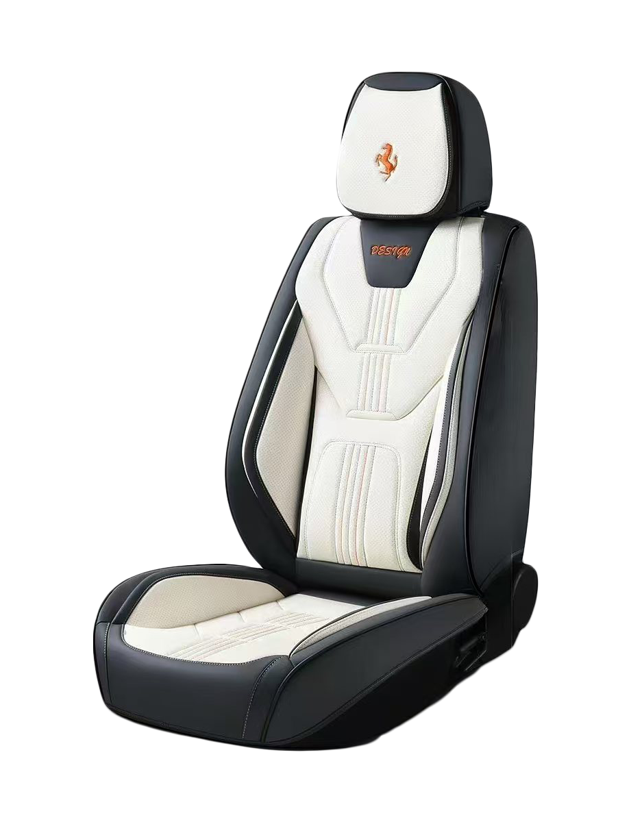 9D Premium Leather Car Seat Cover Full Set – Model 614