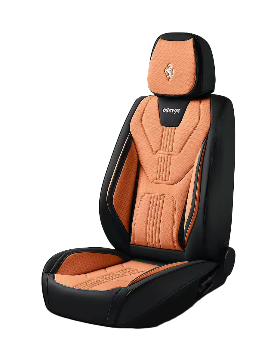 9D Premium Leather Car Seat Cover Full Set – Model 614