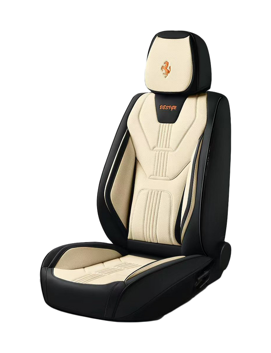 9D Premium Leather Car Seat Cover Full Set – Model 614