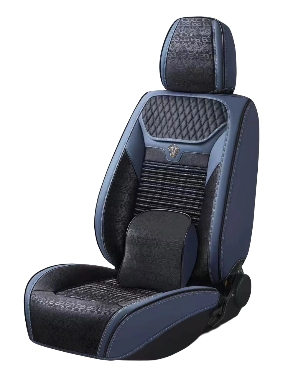 طقم فرش سيارة جلد "فرزاتشي دريم" الفاخر (Mzs-18) بترولي أسود