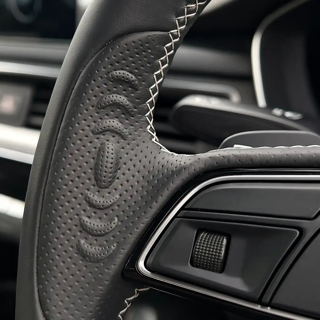 (3D) غطاء دركسيون جلد فاخر