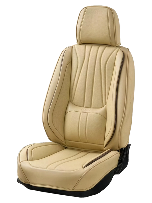 طقم فرش "السيناتور" 9D من الجلد الألماني - موديل 232 - بيج