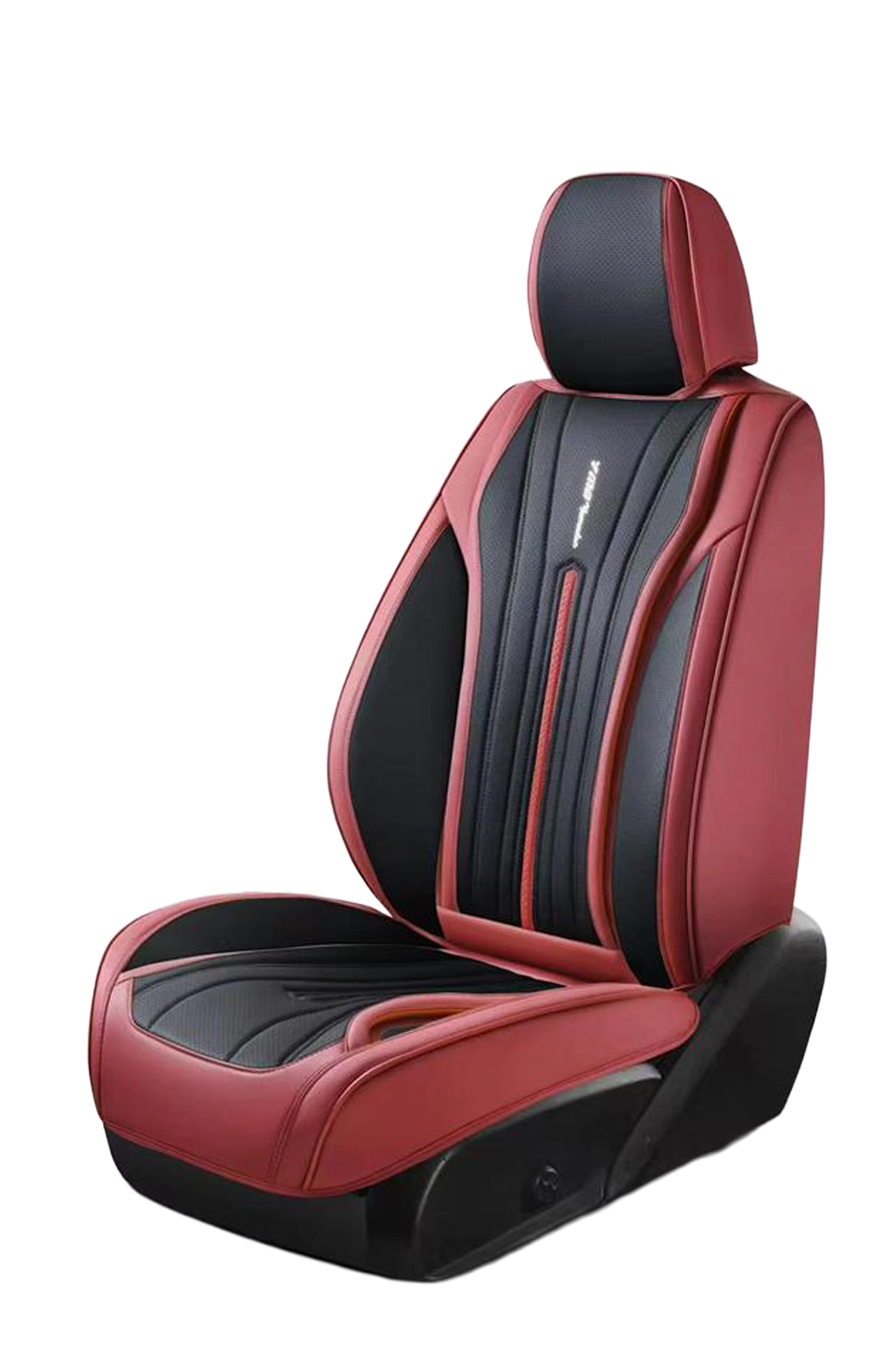 طقم فرش سيارة نابا بريث أحمر وأسود بتصميم رياضي عصري 9D.